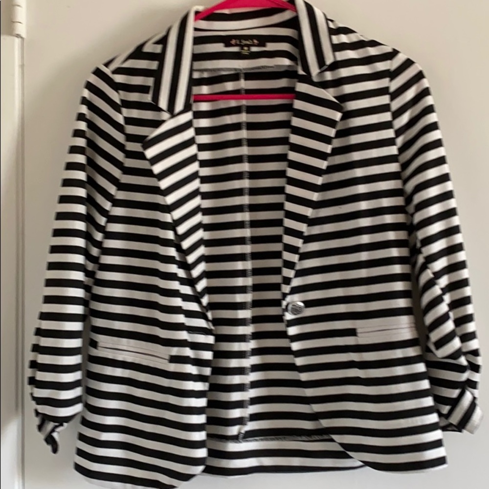 Striped blazer - Picture 2 of 4